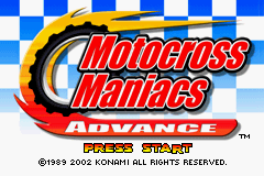 Motocross Maniacs Advance screenshot 3 for GameBoy Advance
